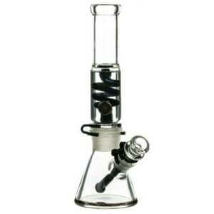 boo-glass-glycerin-coil-beaker-bong-with-gold-accents-black best glass bong