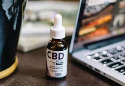 cbd oil in a bottle