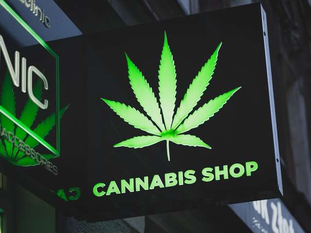 cannabis store sign