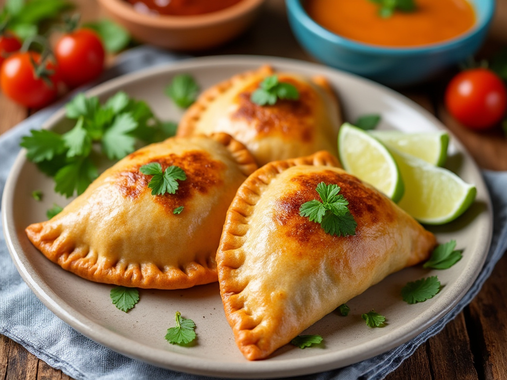 beef empanadas on a plate