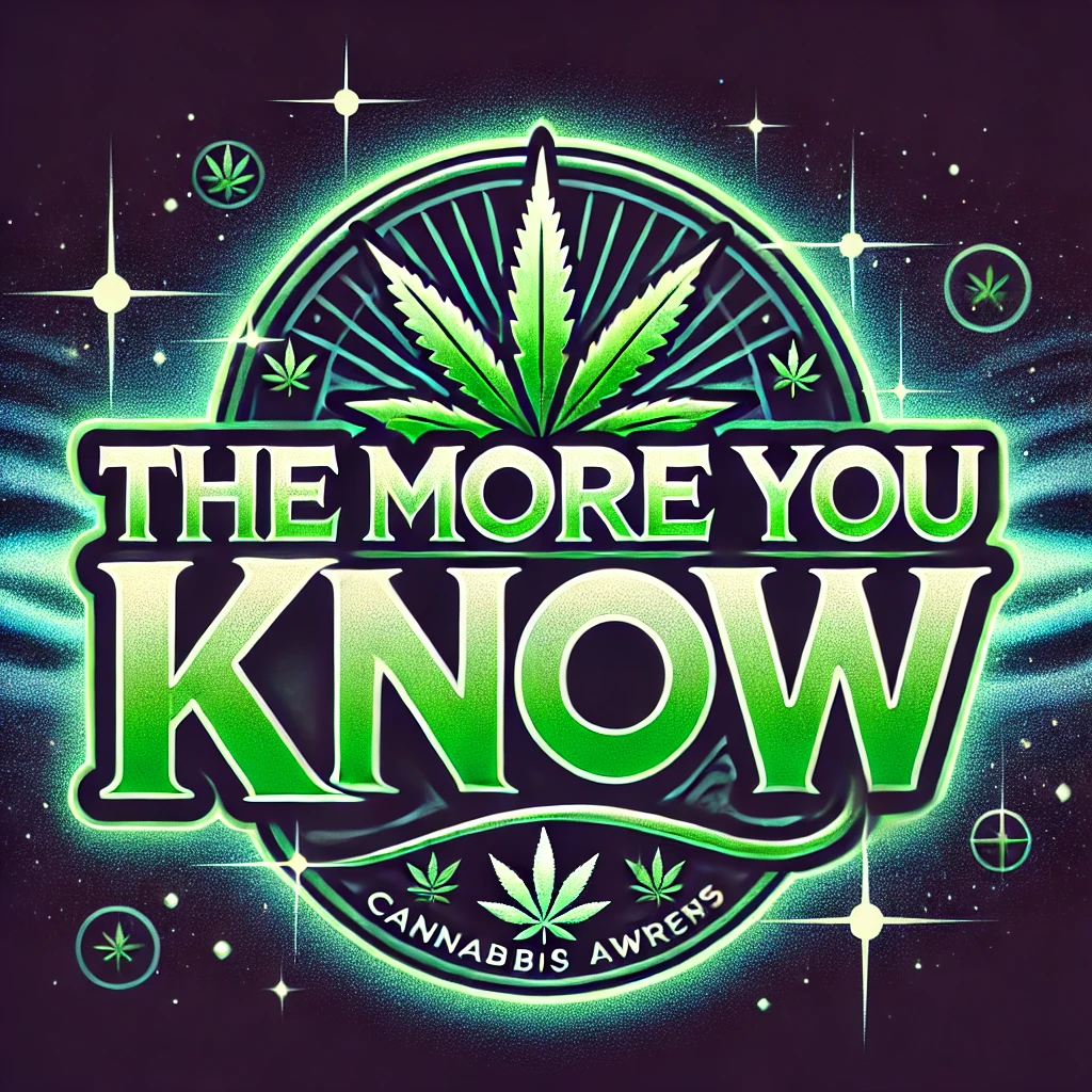 graphic text image that says 'The more you know'