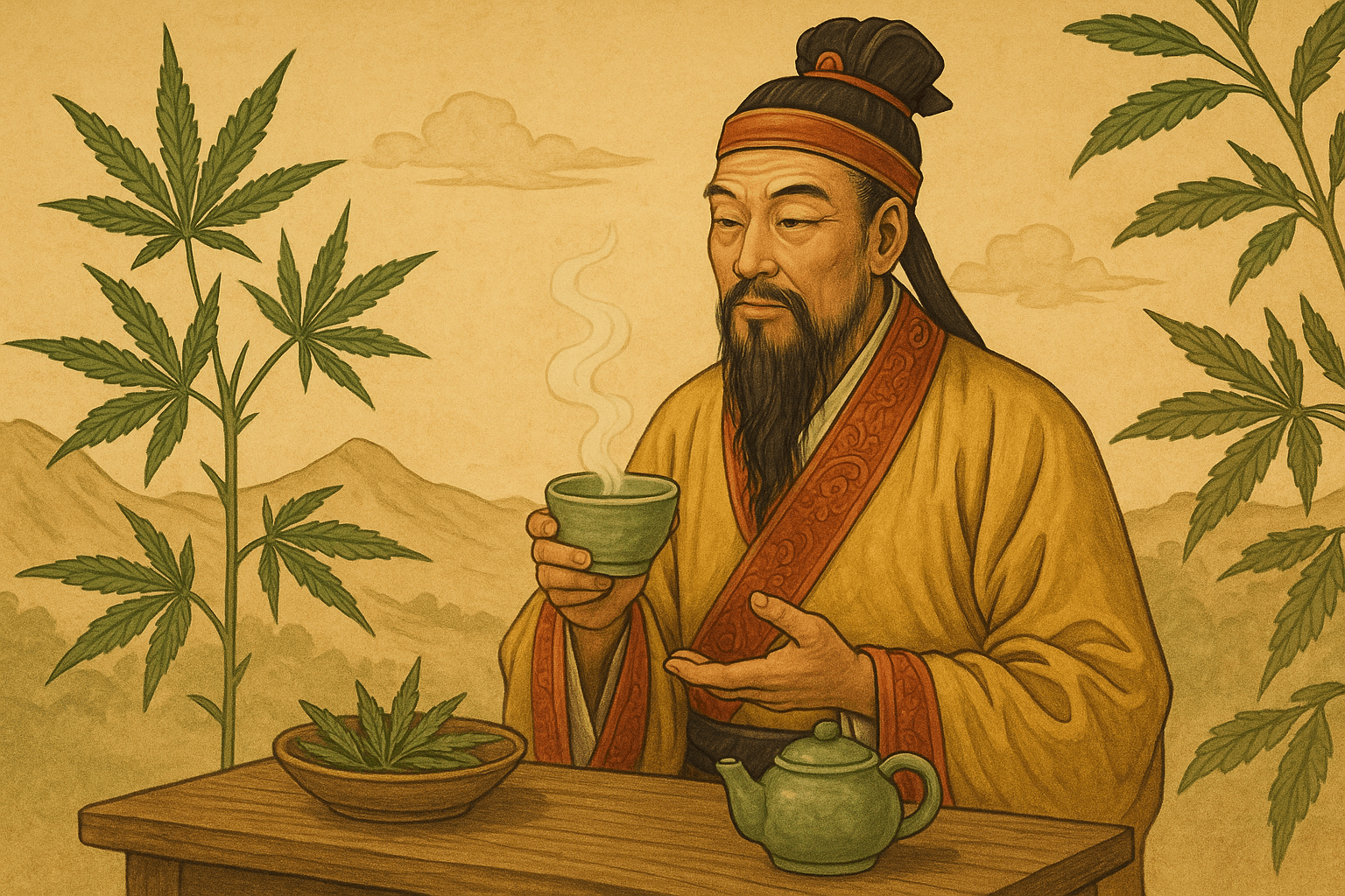 Emperor Shen Nung recommended cannabis tea for all kinds of ailments