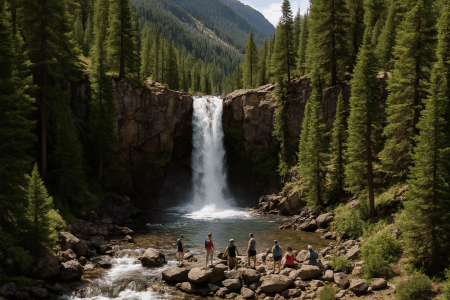 waterfall in colorado
