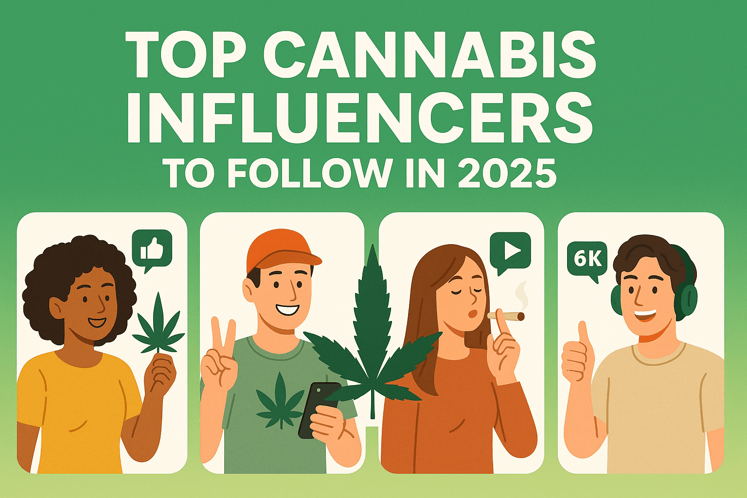 Top Cannabis Influencers to Follow