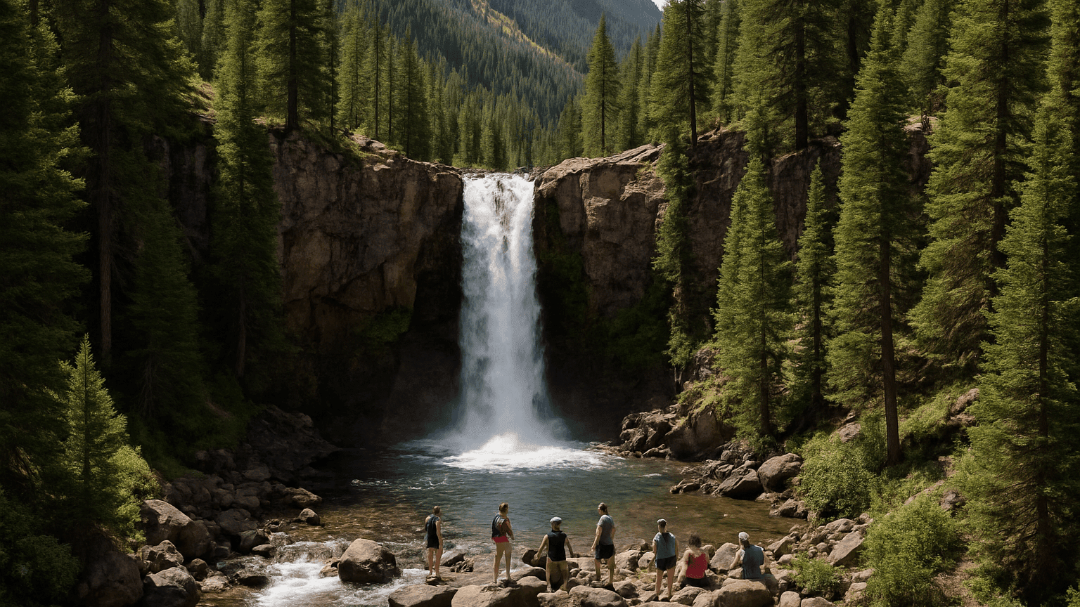 waterfall in colorado