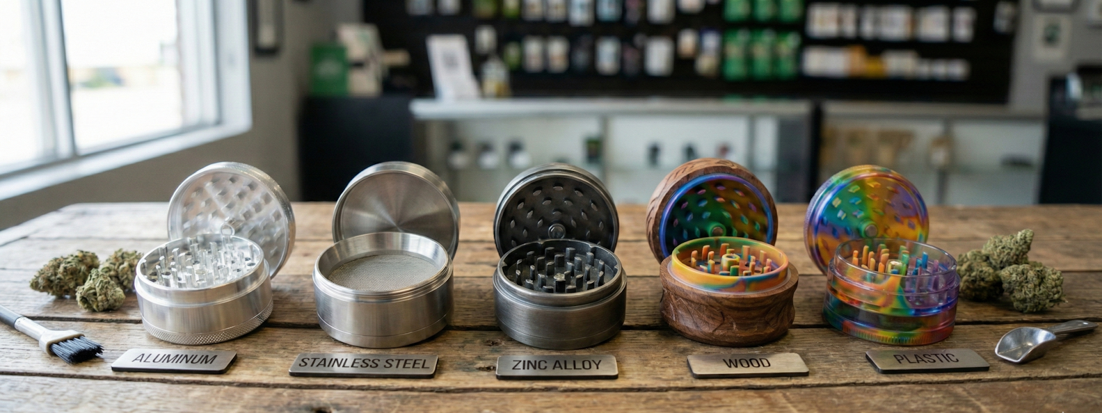all the various types of grinders from metal to plastic