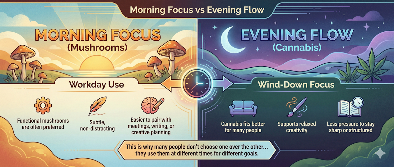 morning vs evening focus